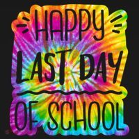 Happy Last Day Of School Rainbow Dye Women's Hoodie thumb 2