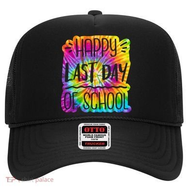 Happy Last Day Of School Rainbow Dye Hat