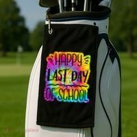 Happy Last Day Of School Rainbow Dye Golf Towel thumb 2