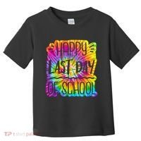 Happy Last Day Of School Rainbow Dye Toddler T-Shirt thumb 0
