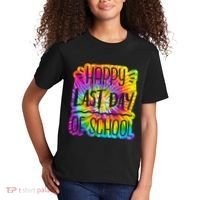 Happy Last Day Of School Rainbow Dye Kids T-Shirt thumb 2