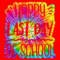 Happy Last Day Of School Rainbow Dye Santa Hat thumb 1