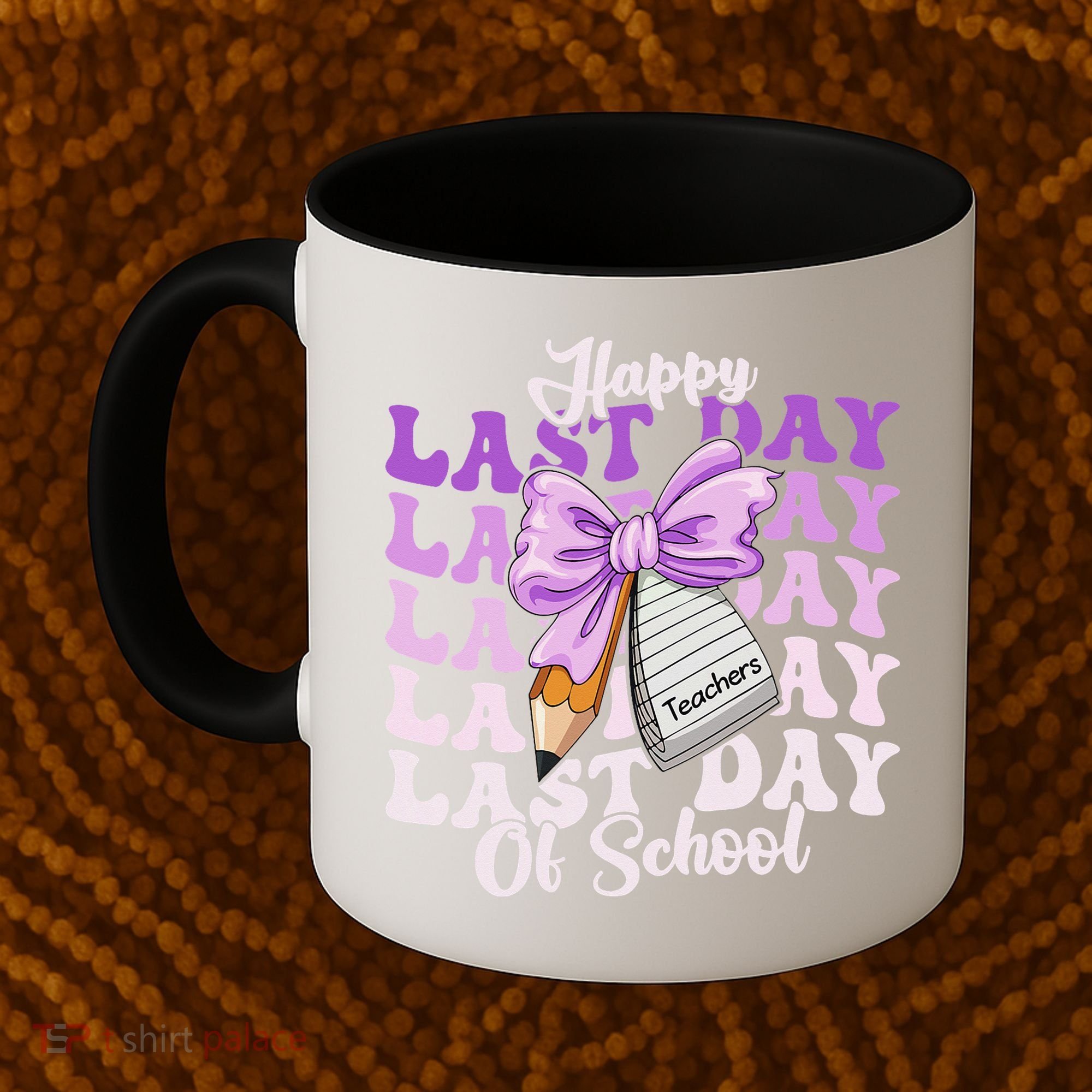 Happy Last Day Of School Coquette Bow Teachers Hello Summer Coffee Mug