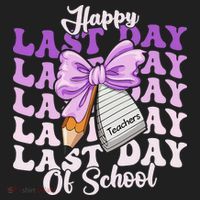 Happy Last Day Of School Coquette Bow Teachers Hello Summer Hat thumb 2