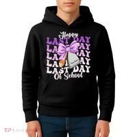 Happy Last Day Of School Coquette Bow Teachers Hello Summer Kids Hoodie thumb 4