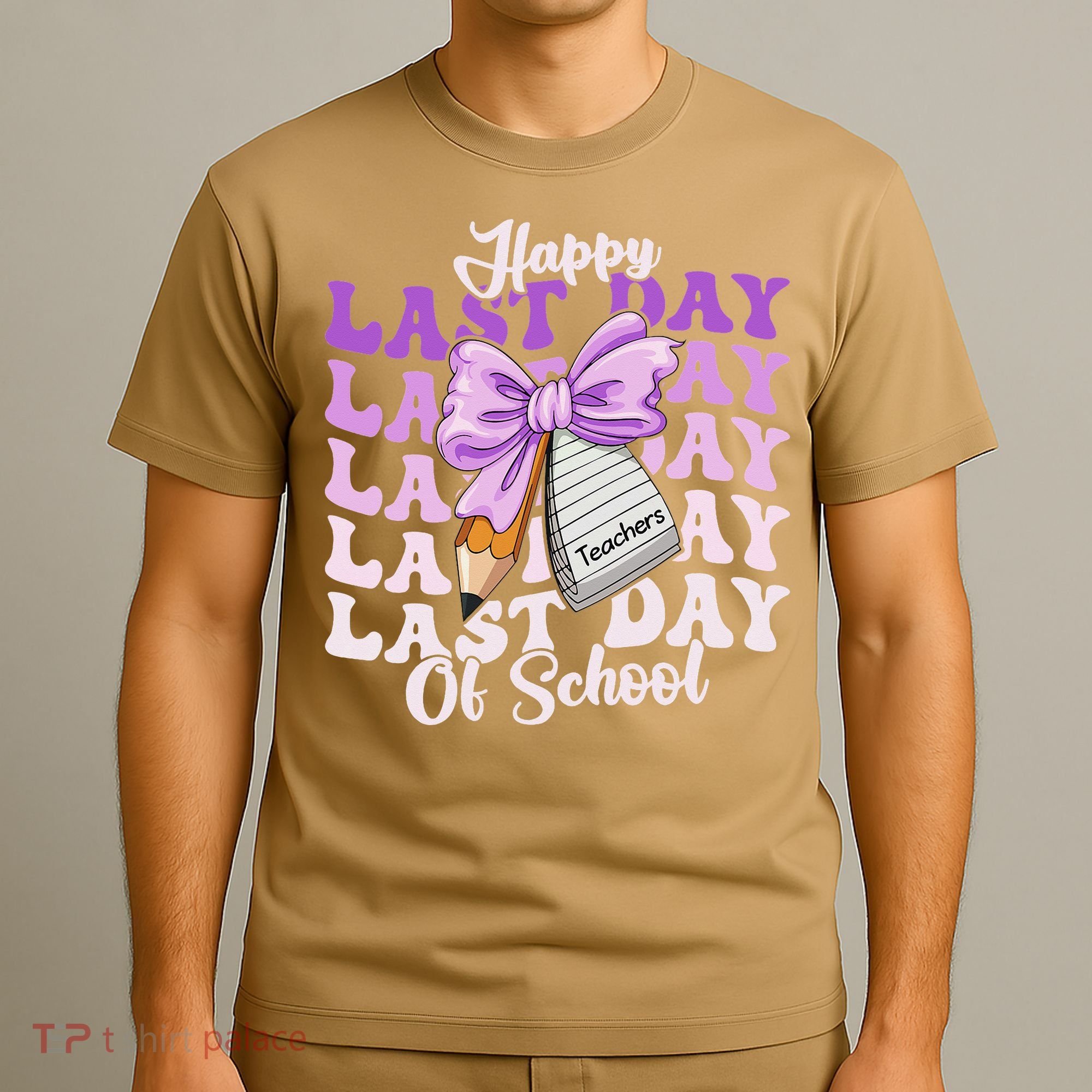 Happy Last Day Of School Coquette Bow Teachers Hello Summer T-Shirt