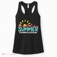 Happy Last Day Of School Teacher Student Hello Summer Gifts Women's Tank Top thumb 0