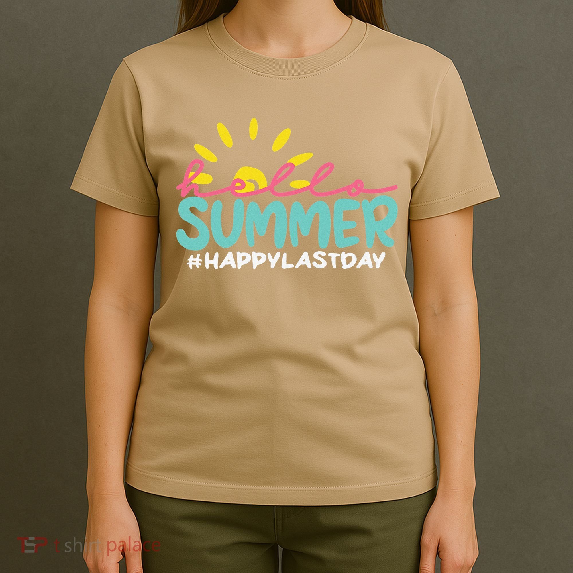 Happy Last Day Of School Teacher Student Hello Summer Gifts T-Shirt