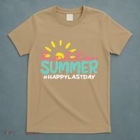 Happy Last Day Of School Teacher Student Hello Summer Gifts T-Shirt thumb 5