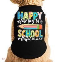Happy Last Day Of School #Hello Summer Doggie Tank thumb 0