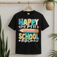 Happy Last Day Of School #Hello Summer T-Shirt thumb 2