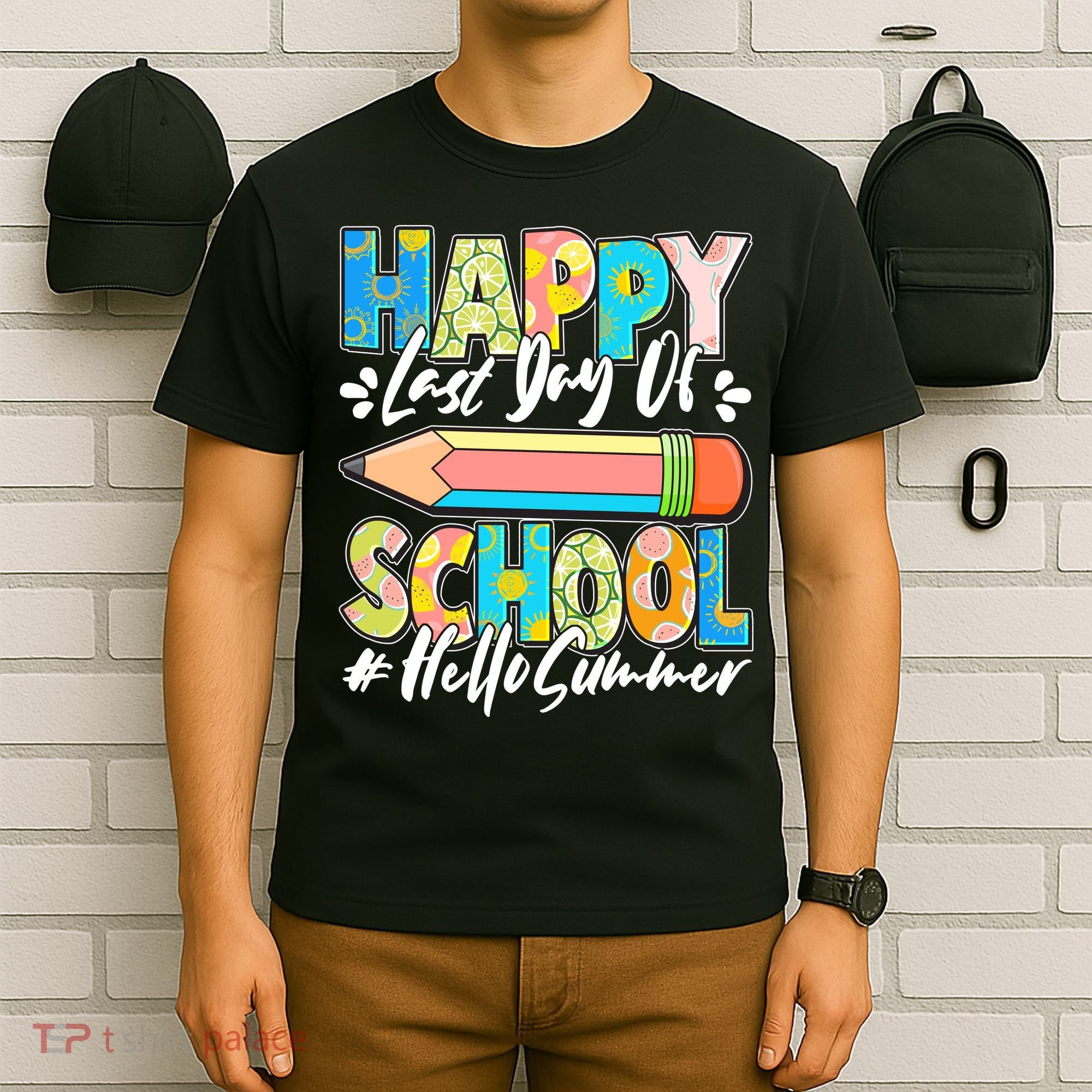 Happy Last Day Of School #Hello Summer T-Shirt
