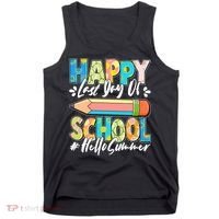 Happy Last Day Of School #Hello Summer Tank Top thumb 0