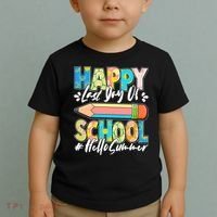 Happy Last Day Of School #Hello Summer Toddler T-Shirt thumb 2