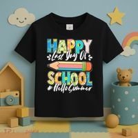 Happy Last Day Of School #Hello Summer Toddler T-Shirt thumb 3