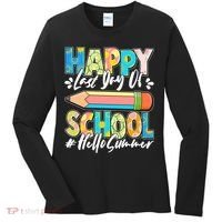 Happy Last Day Of School #Hello Summer Women's Long Sleeve Shirt thumb 0