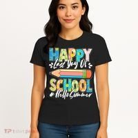 Happy Last Day Of School #Hello Summer Women's T-Shirt thumb 4