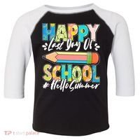Happy Last Day Of School #Hello Summer Toddler Fine Jersey T-Shirt thumb 0