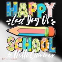 Happy Last Day Of School #Hello Summer Toddler Fine Jersey T-Shirt thumb 2