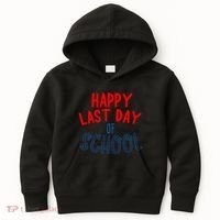 Happy Last Day Of School Summer Vacation Kids Hoodie thumb 0