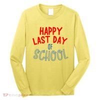 Happy Last Day Of School Summer Vacation Long Sleeve Shirt thumb 0