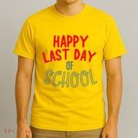 Happy Last Day Of School Summer Vacation T-Shirt thumb 3