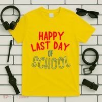 Happy Last Day Of School Summer Vacation T-Shirt thumb 5