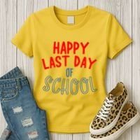 Happy Last Day Of School Summer Vacation Women's T-Shirt thumb 3