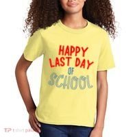 Happy Last Day Of School Summer Vacation Kids T-Shirt thumb 2