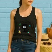 Happy Last Day Of School Funny Black Cat 8th Grade Graduate Women's Tank Top thumb 2