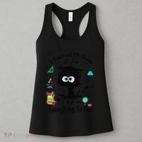 Happy Last Day Of School Funny Black Cat 8th Grade Graduate Women's Tank Top thumb 3