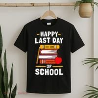 Happy Last Day Of School Teachers Students T-Shirt thumb 2