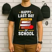 Happy Last Day Of School Teachers Students T-Shirt thumb 6