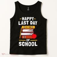 Happy Last Day Of School Teachers Students Tank Top thumb 2