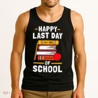 Happy Last Day Of School Teachers Students Tank Top thumb 3