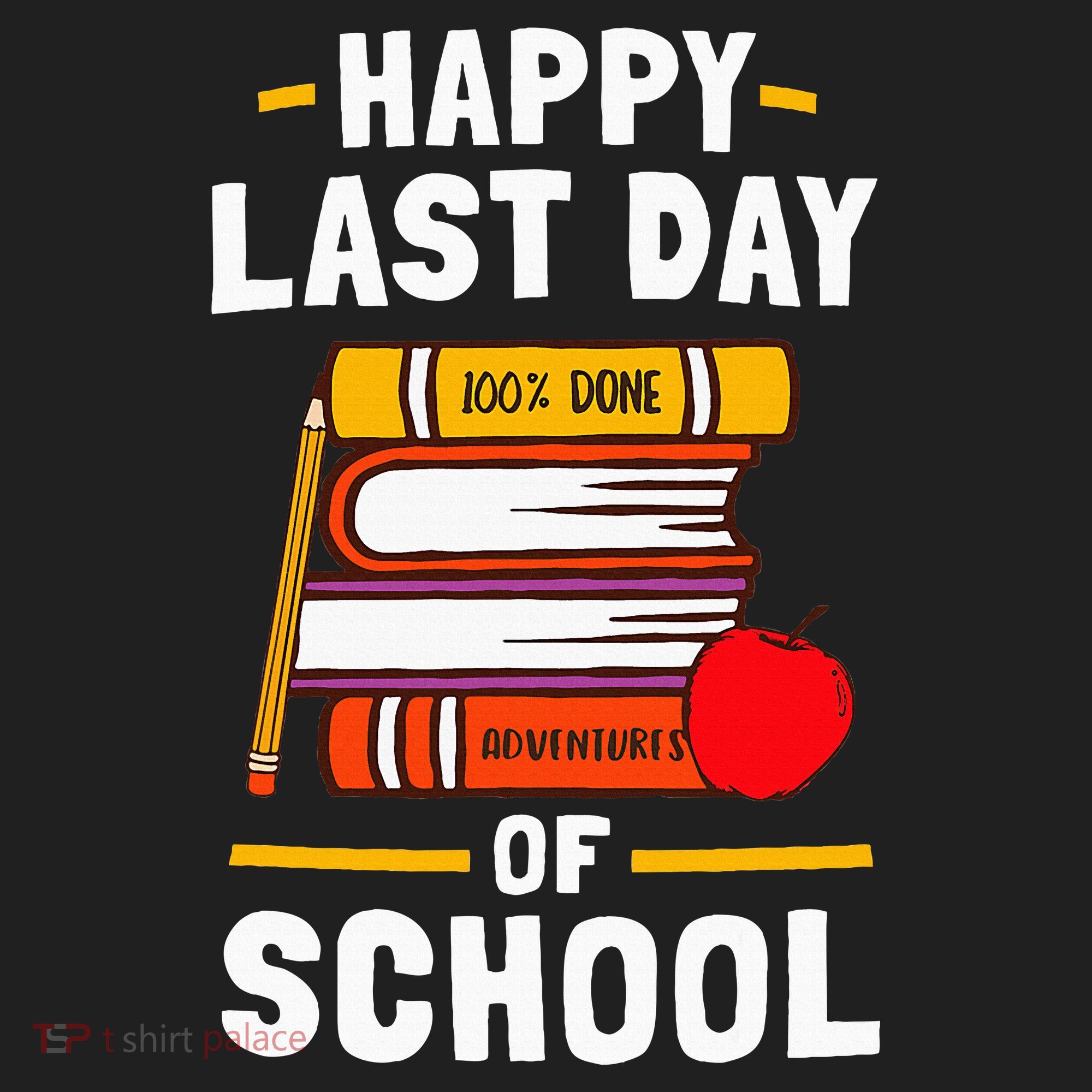 Happy Last Day Of School Teachers Students Golf Towel