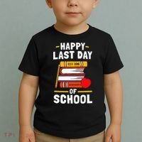 Happy Last Day Of School Teachers Students Toddler T-Shirt thumb 2