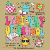 Happy Last Day Of School Teacher Girl Grad Hello Summer Mousepad thumb 1