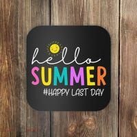 Happy Last Day Of School Teacher Student Hello Summer Gifts Coaster thumb 0