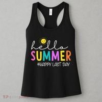 Happy Last Day Of School Teacher Student Hello Summer Gifts Women's Tank Top thumb 3