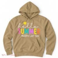 Happy Last Day Of School Teacher Student Hello Summer Gifts Hoodie thumb 0
