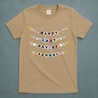 Happy Last Day Of School Friendship Bracelets Teacher T-Shirt thumb 5