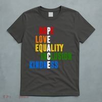 Hope Love Equality Inclusion Kindness Peace Quote T-Shirt thumb 5