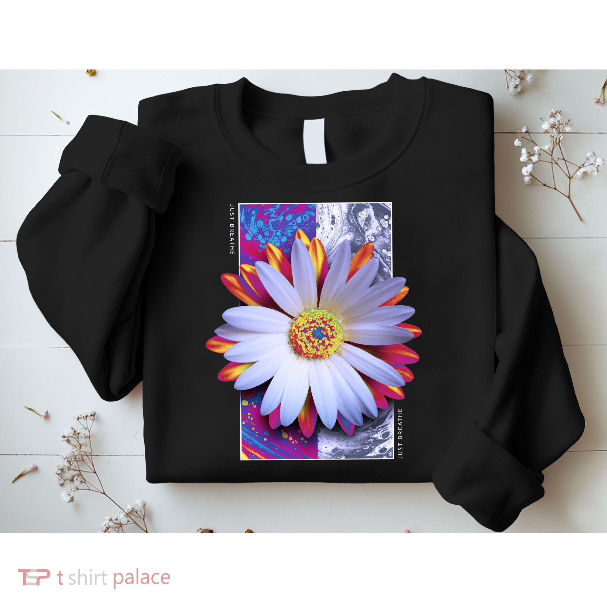Holographic Lily Flower Sweatshirt
