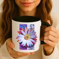 Holographic Lily Flower Coffee Mug thumb 3