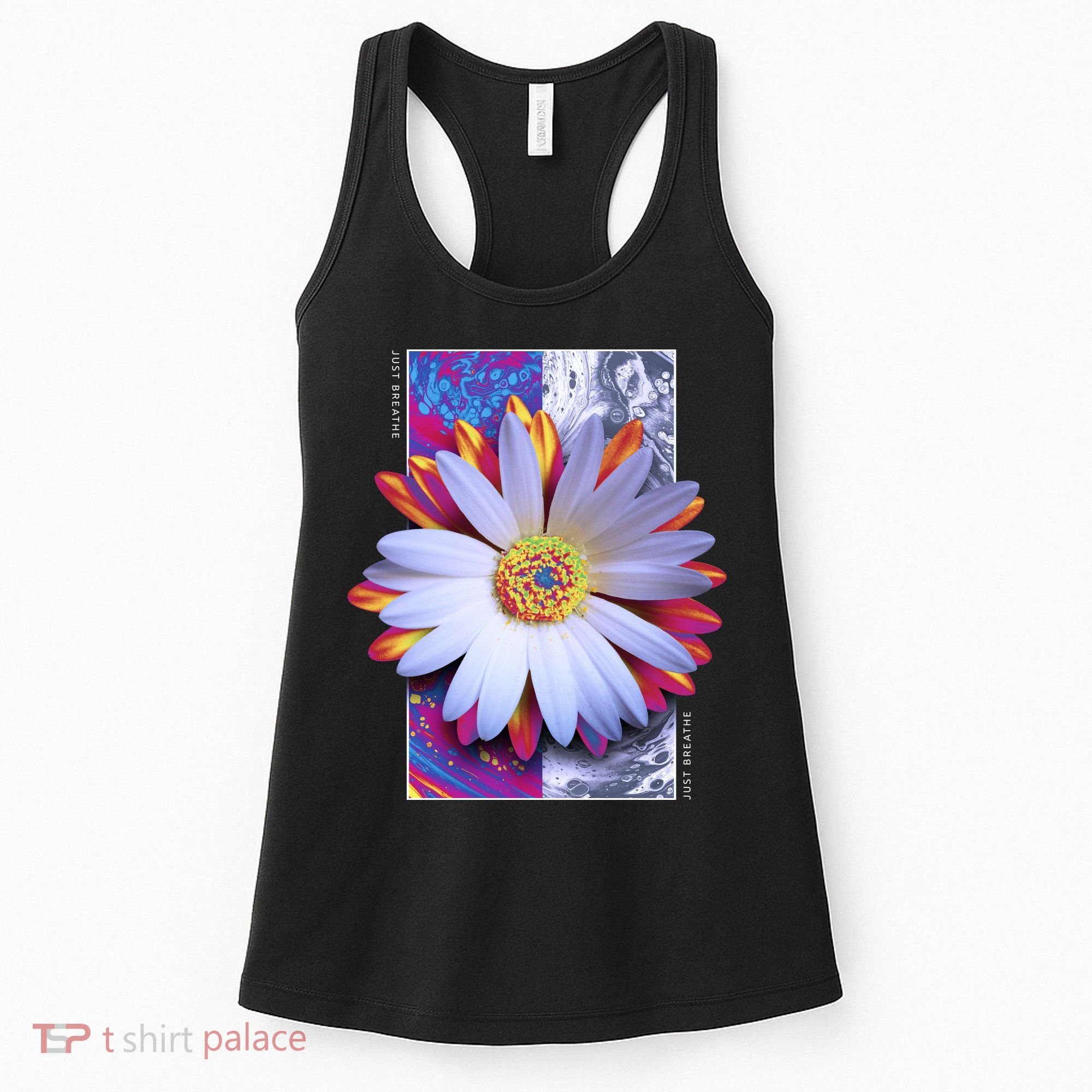 Holographic Lily Flower Women's Tank Top