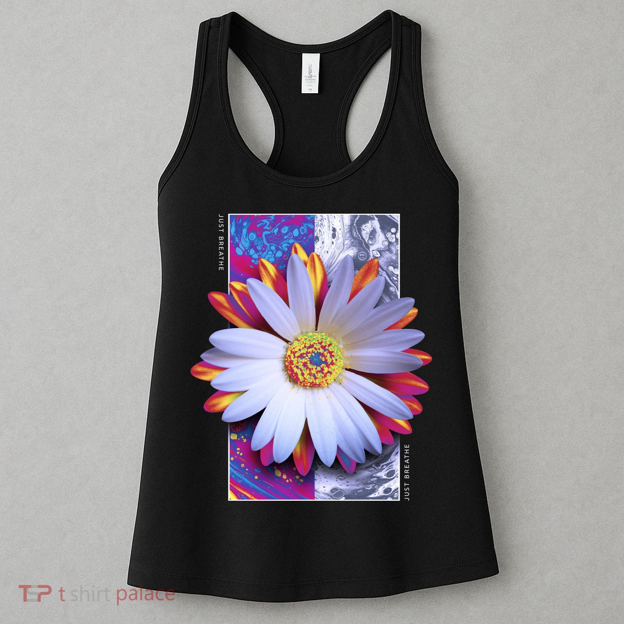 Holographic Lily Flower Women's Tank Top