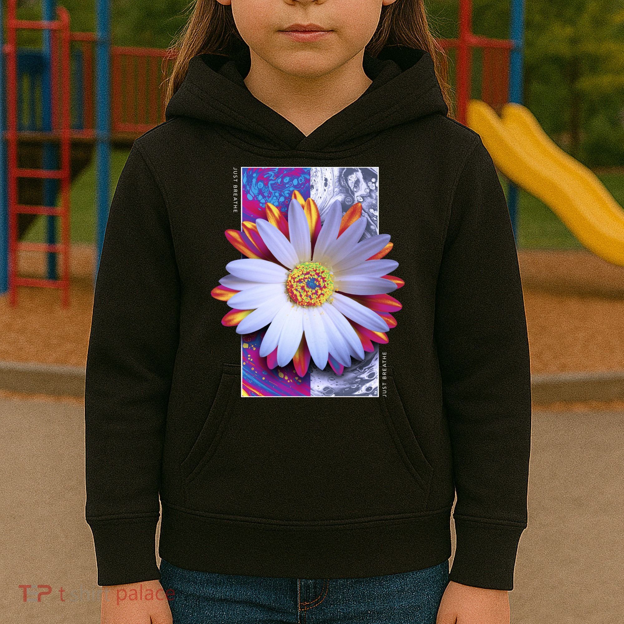 Holographic Lily Flower Kids Hoodie