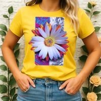 Holographic Lily Flower Women's T-Shirt thumb 2