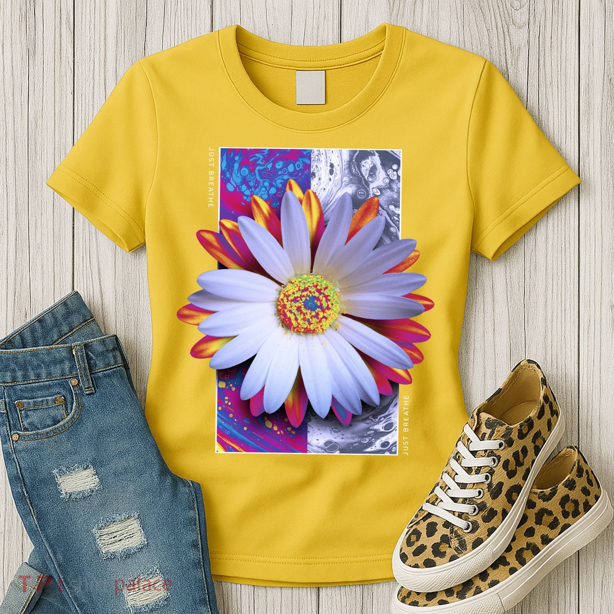 Holographic Lily Flower Women's T-Shirt